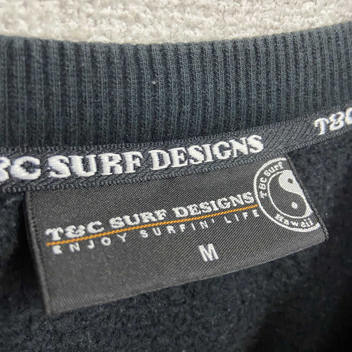 T&C SURF DESIGNS　スウェット/トレーナー　黒　ブラック　Mサイズ　古着