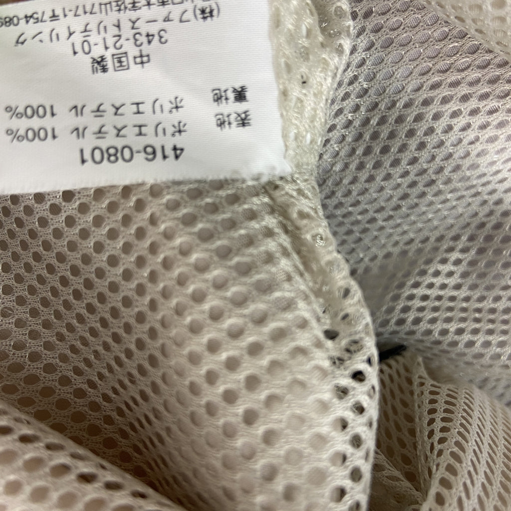 マウンテンフルジップベスト　ベージュ　古着