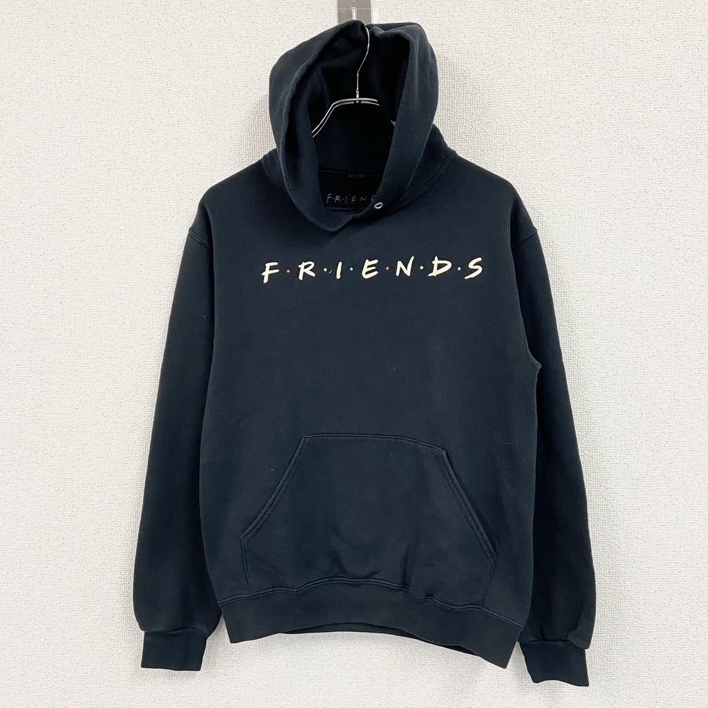FRIENDS フレンズ　海外ドラマスウェットパーカー/フーディー　黒　ブラック　Sサイズ　古着