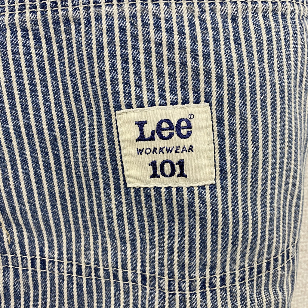 Lee　リー　デニムパンツ/ジーンズ　ジップフライ　ストライプ　インディゴ　古着