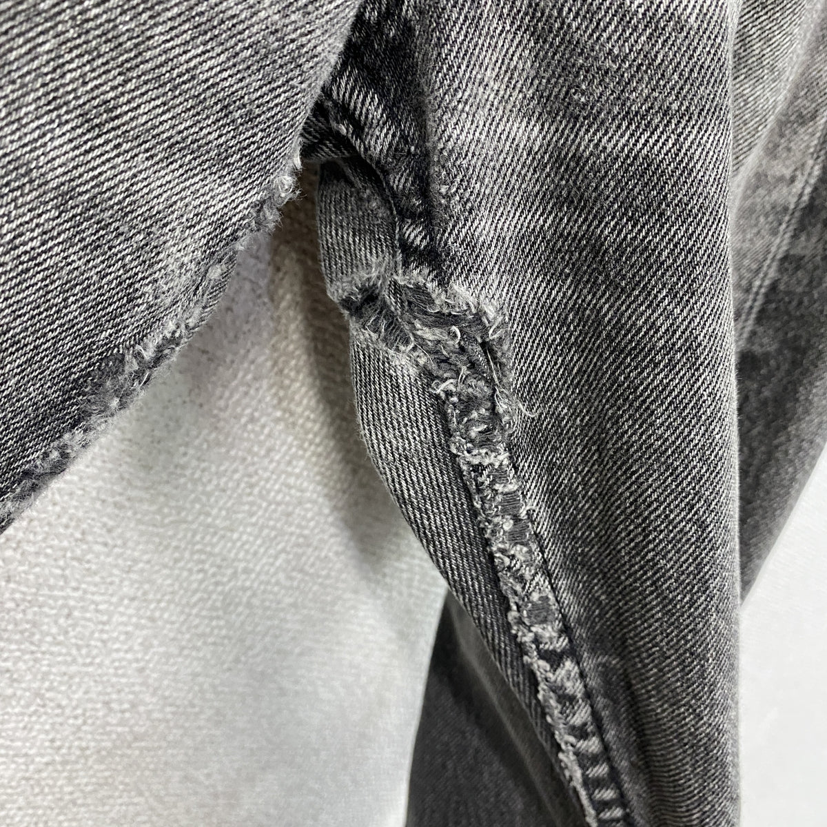 Levi's　リーバイス　501　ブラックデニムパンツ/ジーンズ　ジップフライ　黒　ブラック　W27サイズ　古着