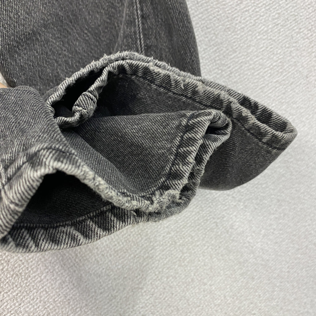 Levi's　リーバイス　501　ブラックデニムパンツ/ジーンズ　ジップフライ　黒　ブラック　W27サイズ　古着