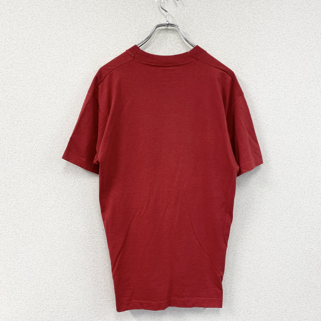90s　Boeing Jet Transport　ボーイング747-400　半袖プリントTシャツ　USA製　シングルステッチ　ヴィンテージ　赤　レッド　Lサイズ　古着