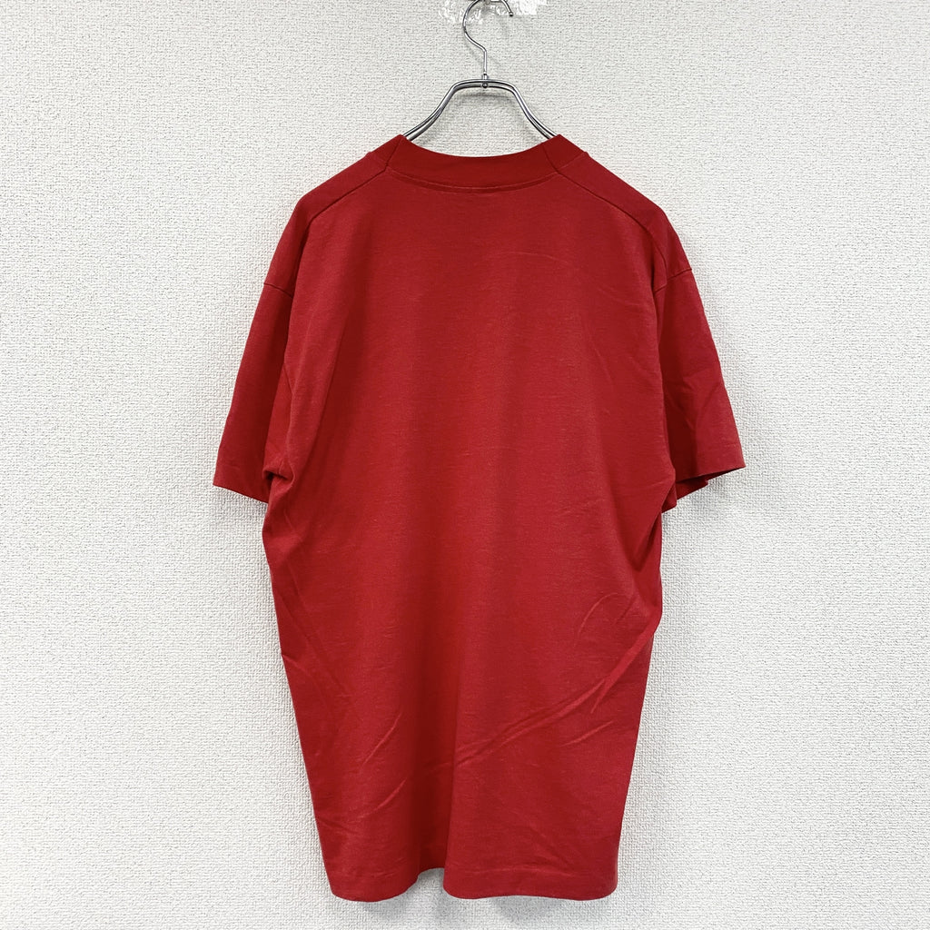 90s　IRONMAN　TRIATHLON　アイアンマン　トライアスロン　半袖プリントTシャツ　USA製　シングルステッチ　ヴィンテージ　赤　レッド　Lサイズ　古着