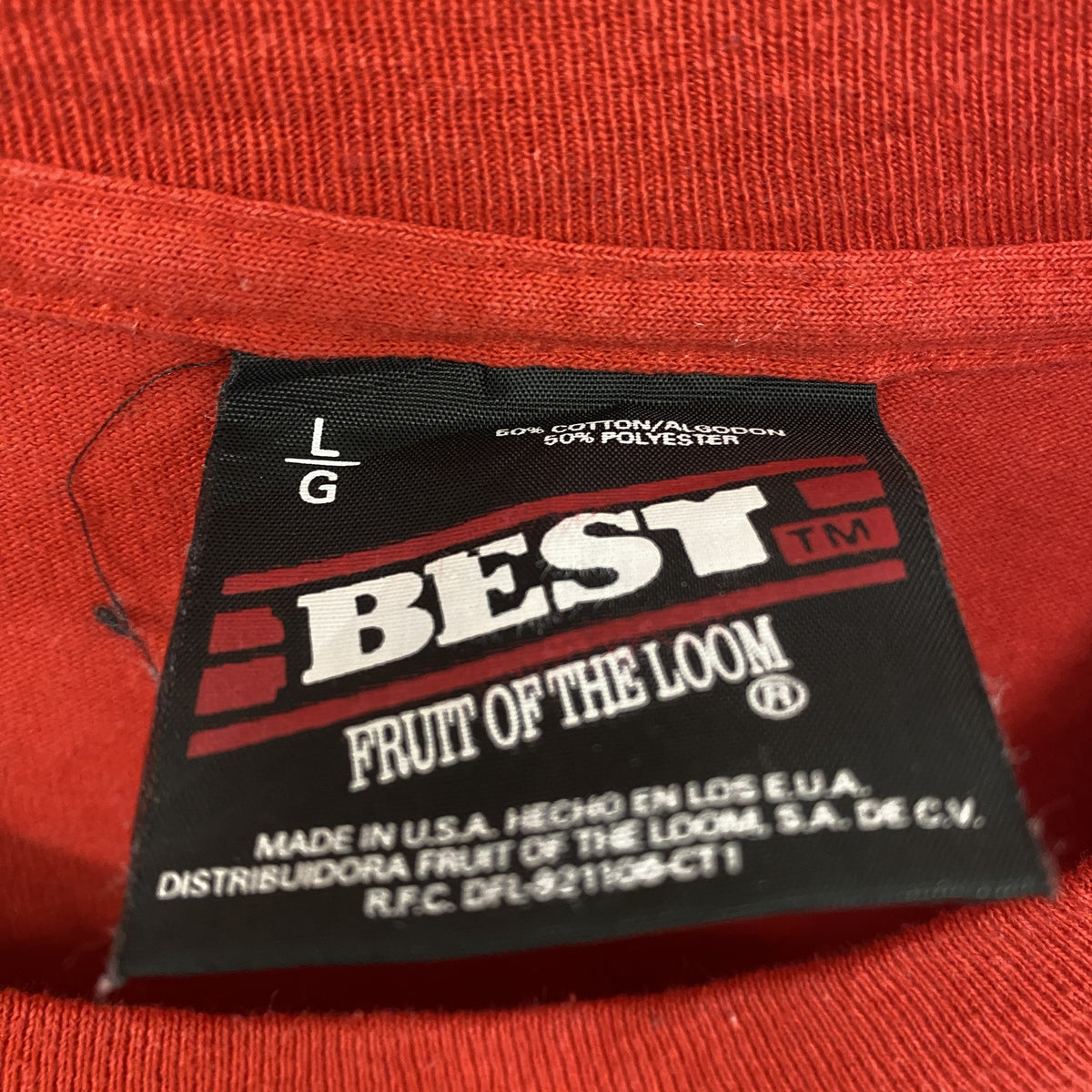 90s　IRONMAN　TRIATHLON　アイアンマン　トライアスロン　半袖プリントTシャツ　USA製　シングルステッチ　ヴィンテージ　赤　レッド　Lサイズ　古着