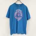 90s　YMCA　Indian Guide Programs　インディアンガイドプログラム　半袖プリントTシャツ　USA製　シングルステッチ　ヴィンテージ　青　ブルー　Lサイズ　古着