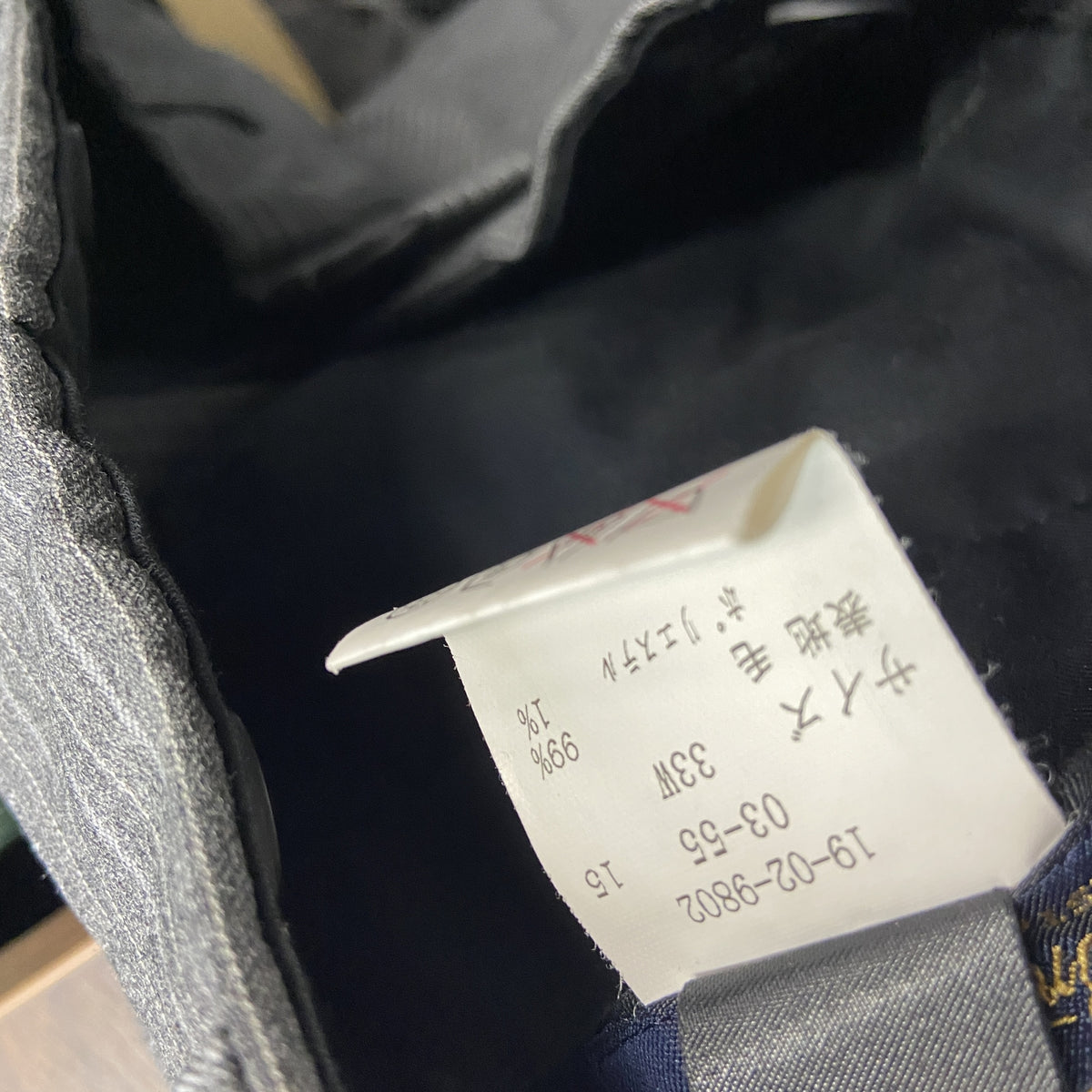Brooks Brothers　ブルックスブラザーズ　スーツ　セットアップ　ストライプ柄　灰色　グレー　33Wサイズ