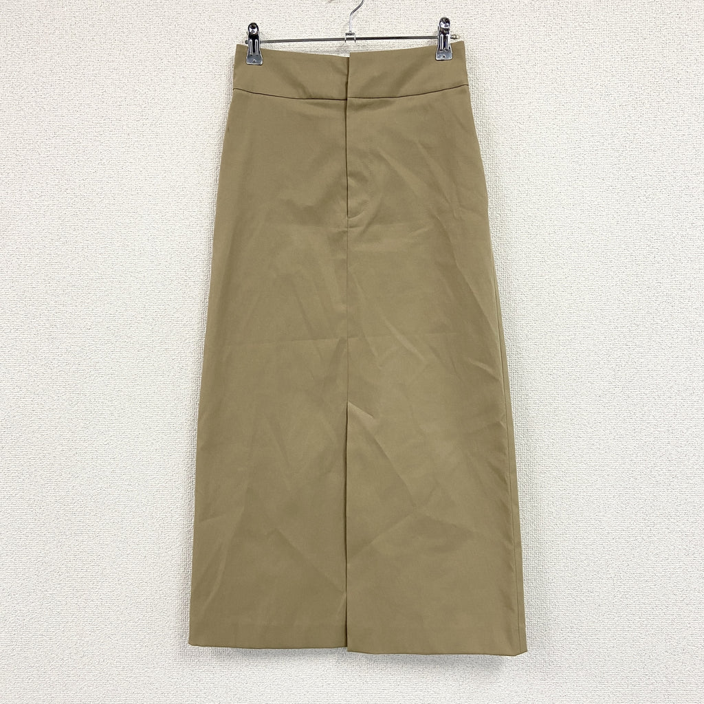 SALON　サロン　タイトスカート　ベージュ　Sサイズ　古着