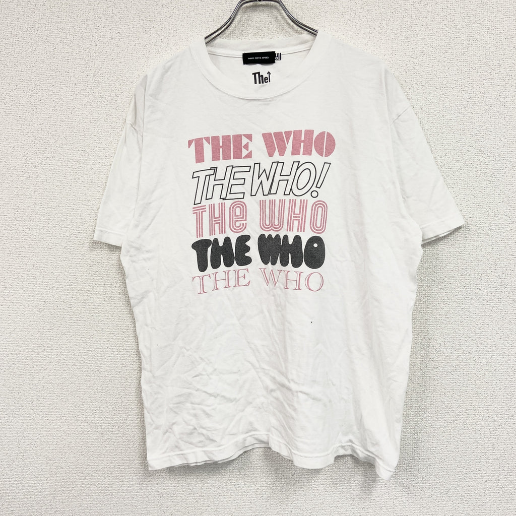 GOOD ROCK SPEED　グッドロックスピード　半袖プリントTシャツ　白　ホワイト　Lサイズ　古着