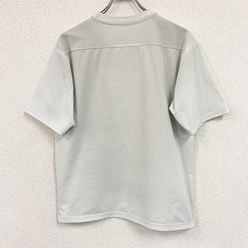THE NORTH FACE　ザ・ノースフェイス　半袖プリントTシャツ　ライトグレー　Sサイズ　古着