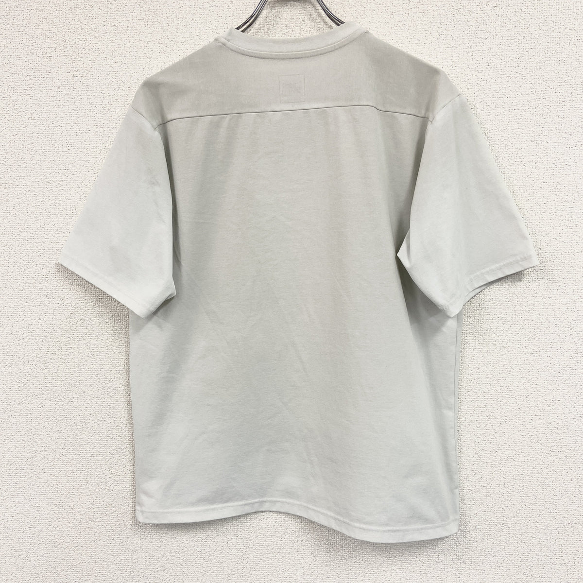THE NORTH FACE　ザ・ノースフェイス　半袖プリントTシャツ　ライトグレー　Sサイズ　古着