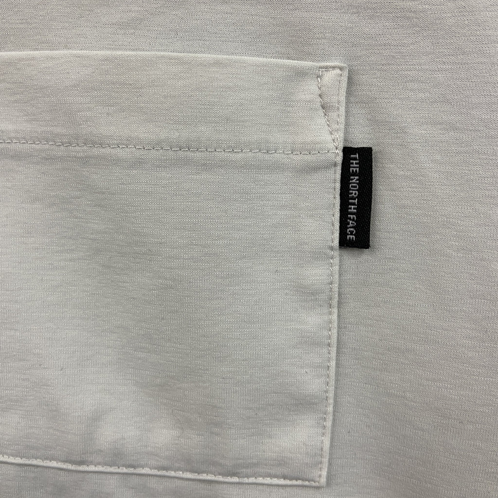 THE NORTH FACE　ザ・ノースフェイス　半袖プリントTシャツ　ライトグレー　Sサイズ　古着