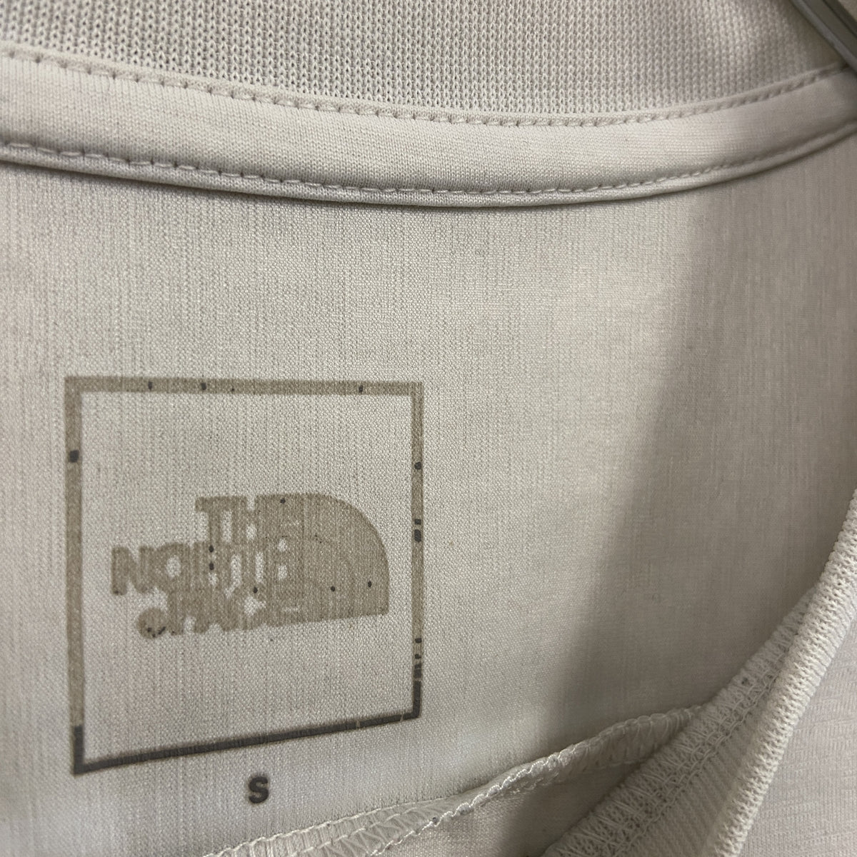 THE NORTH FACE　ザ・ノースフェイス　半袖プリントTシャツ　ライトグレー　Sサイズ　古着