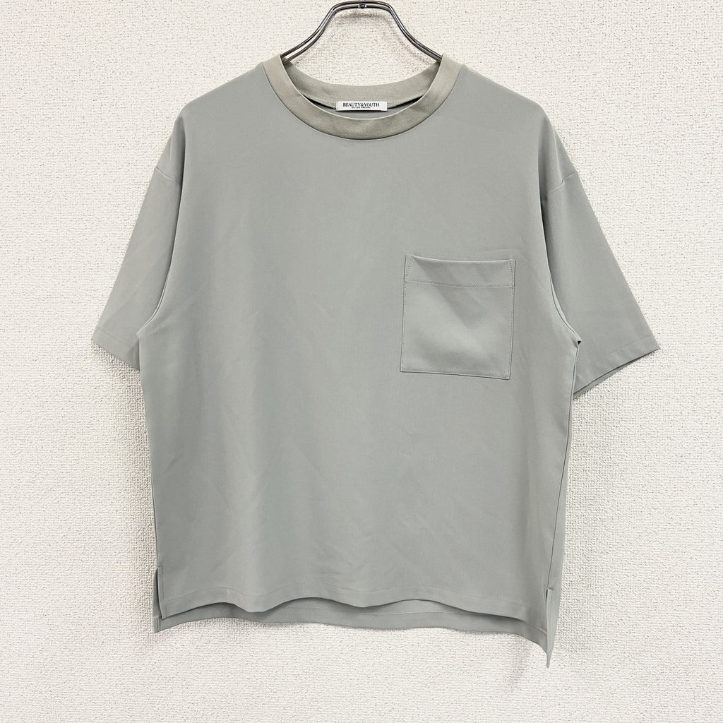 BEAUTY&YOUTH UNITED ARROWS　ビューティアンドユースユナイテッドアローズ　半袖プリントTシャツ　灰色　グレー　古着