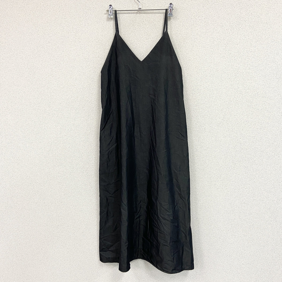 Green Label Relaxing　グリーンレーベルリラクシング　キャミソールワンピース　黒　ブラック　古着