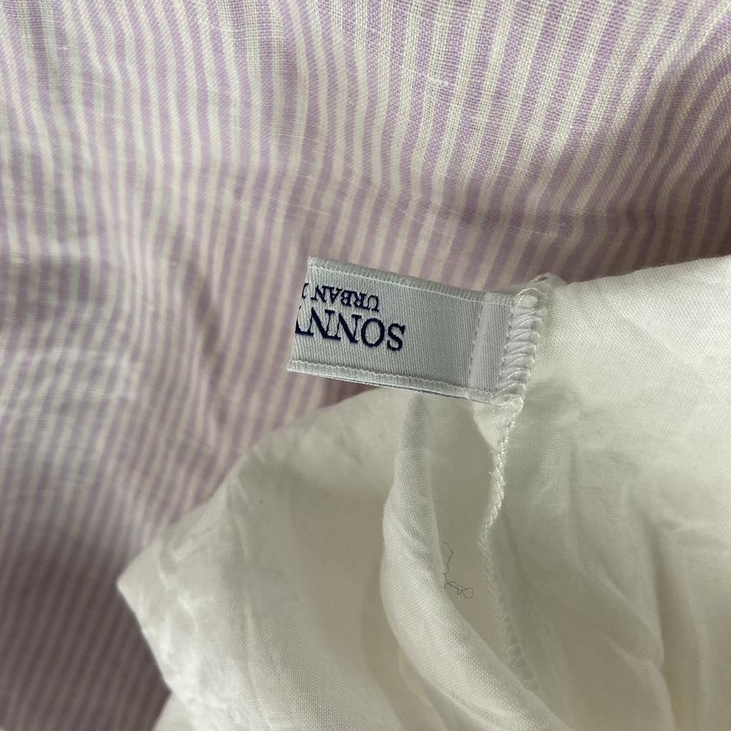 SONNY LABEL　サニーレーベル　レースブラウス　スタンドカラー　白　ホワイト　古着
