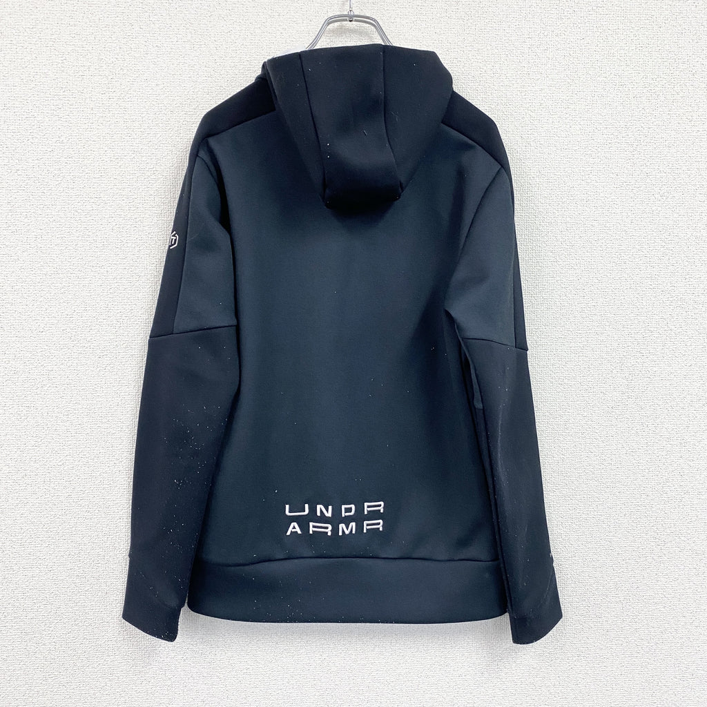 UNDER ARMOUR　アンダーアーマー　フルジップパーカー/フーディー　黒　ブラック　Mサイズ　古着