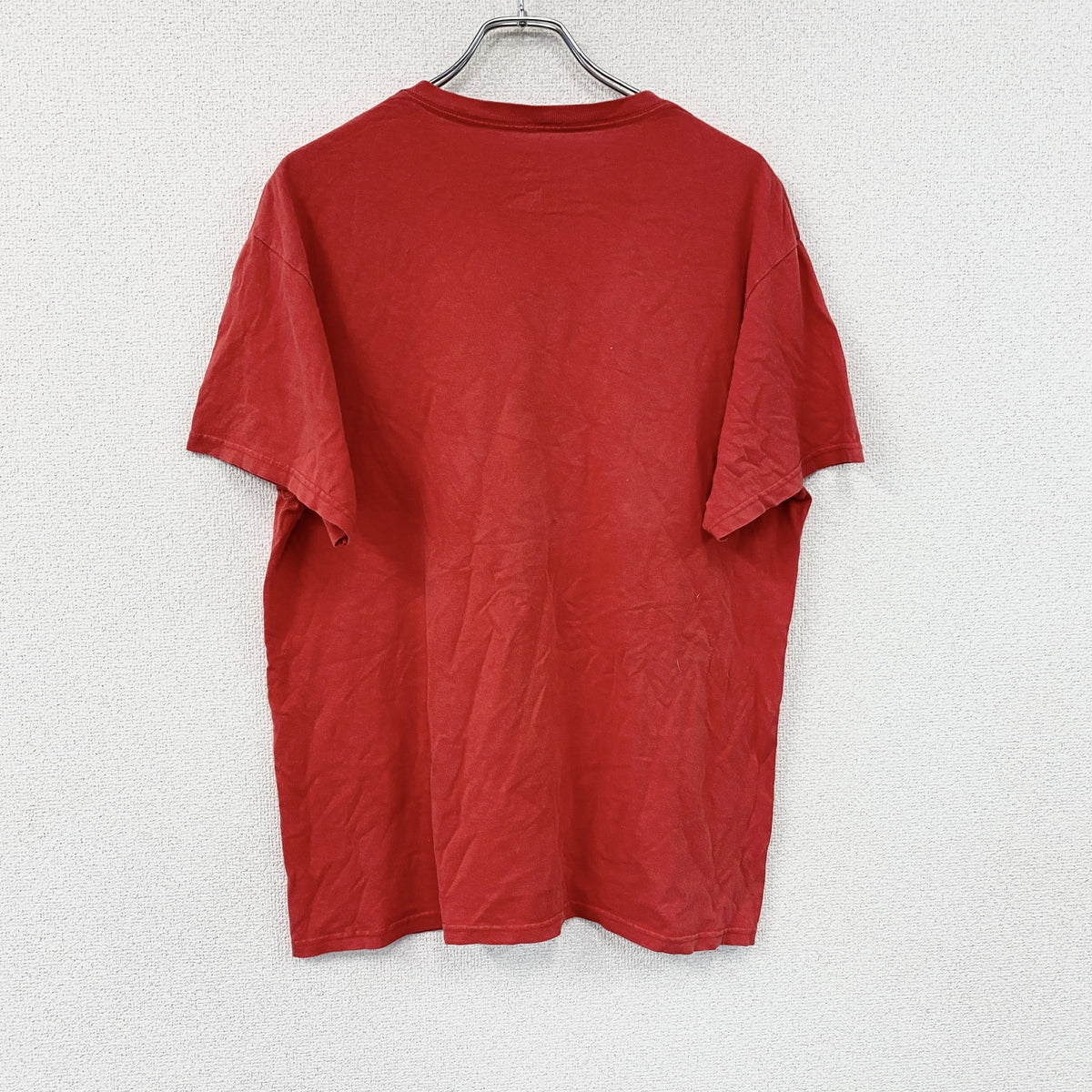 Majestic　マジェスティック　バッファロー・ビルズ　半袖プリントTシャツ　赤　レッド　Lサイズ　古着