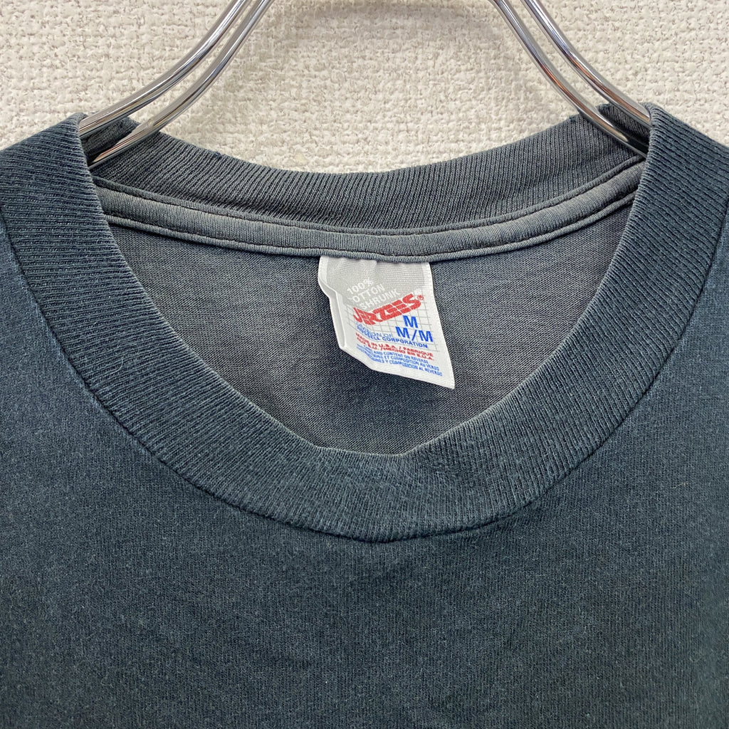 JERZEES　ジャージーズ　ベッチーニョ　ベルマーレ平塚　半袖プリントTシャツ　黒　ブラック　Mサイズ　古着