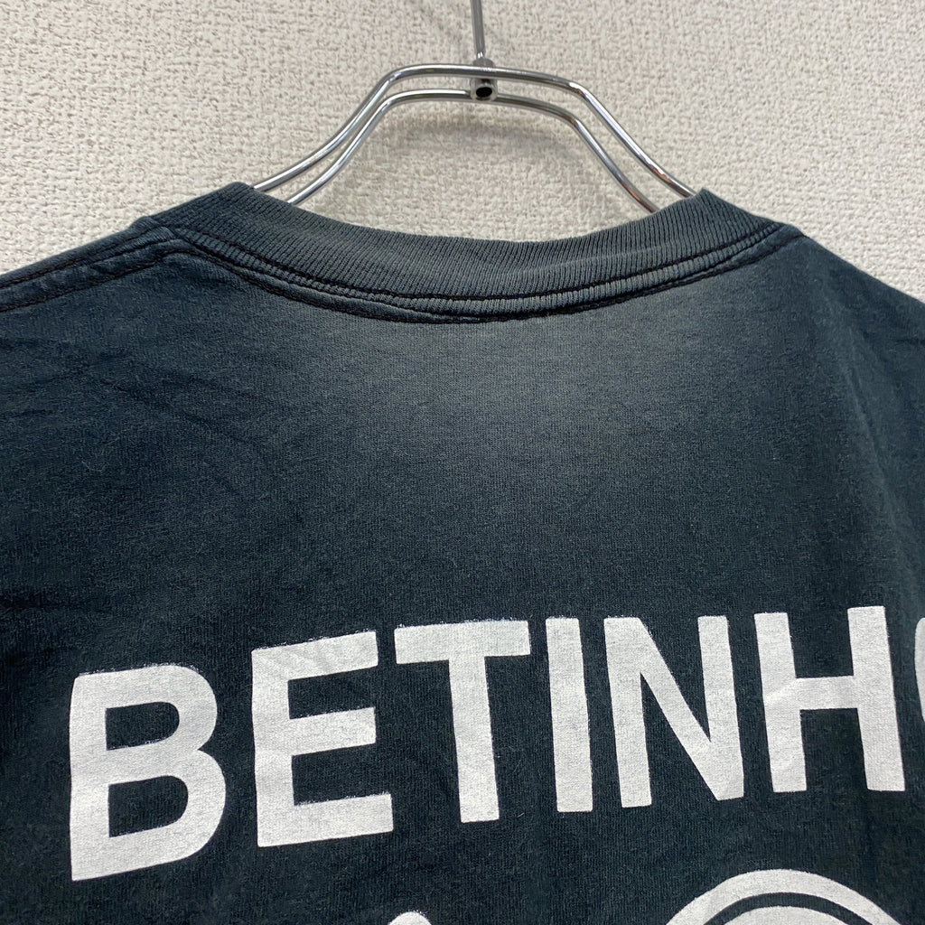 JERZEES　ジャージーズ　ベッチーニョ　ベルマーレ平塚　半袖プリントTシャツ　黒　ブラック　Mサイズ　古着