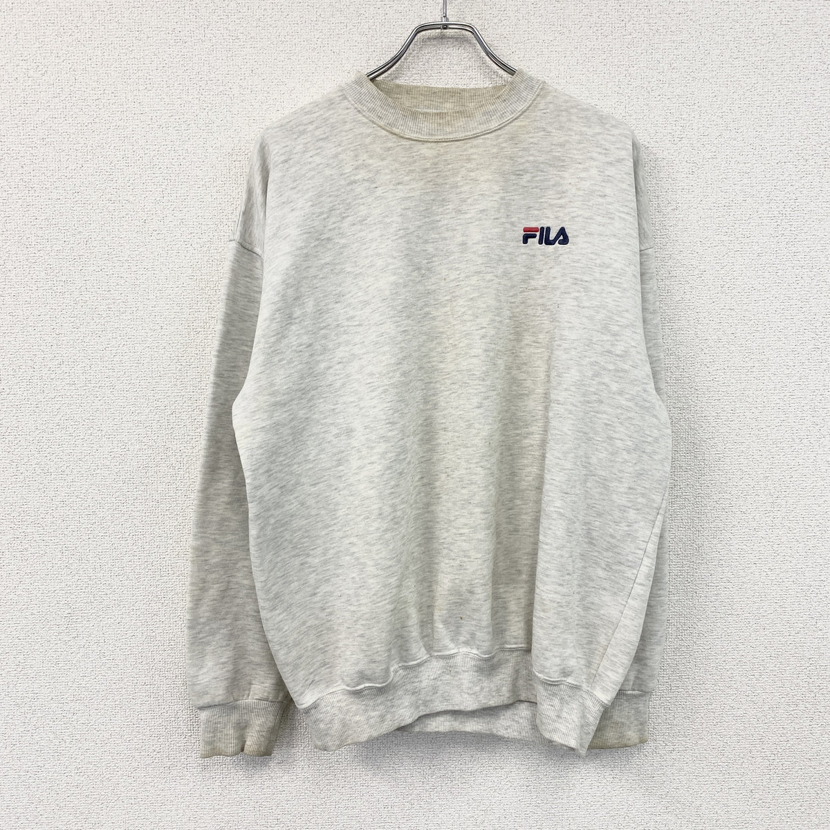 FILA　フィラ　スウェット/トレーナー　霜降りグレー　XLサイズ　古着