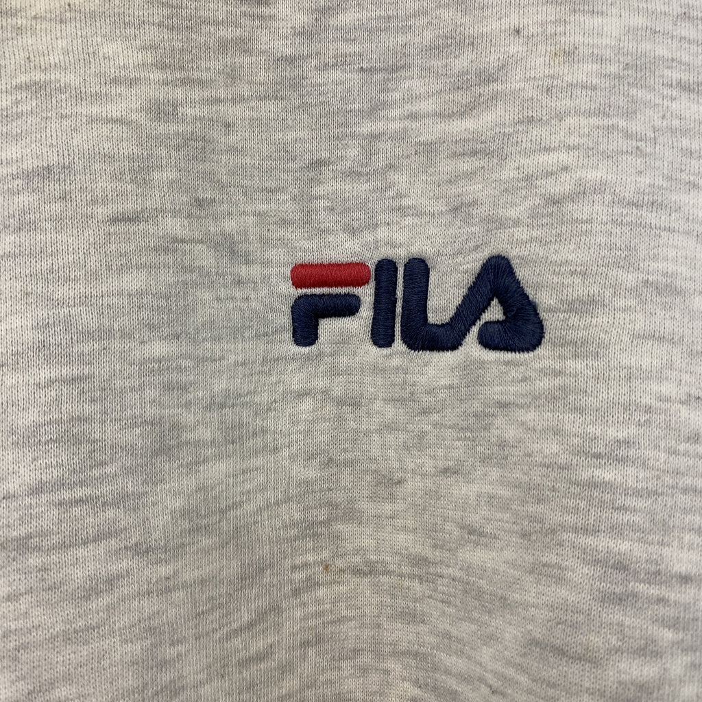 FILA　フィラ　スウェット/トレーナー　霜降りグレー　XLサイズ　古着