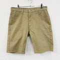 Levi's　リーバイス　505　デニムハーフパンツ/ジーンズ　ジップフライ　ベージュ　W33サイズ　古着