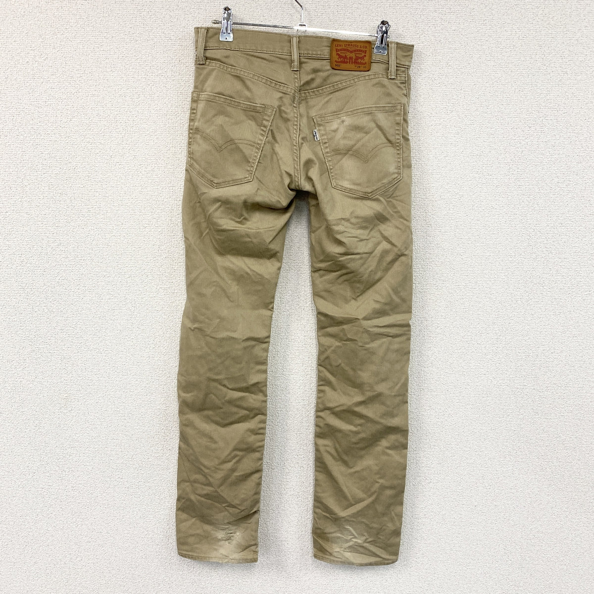 Levi’s　リーバイス　502　デニムパンツ/ジーンズ　ジップフライ　ベージュ　W29サイズ　古着