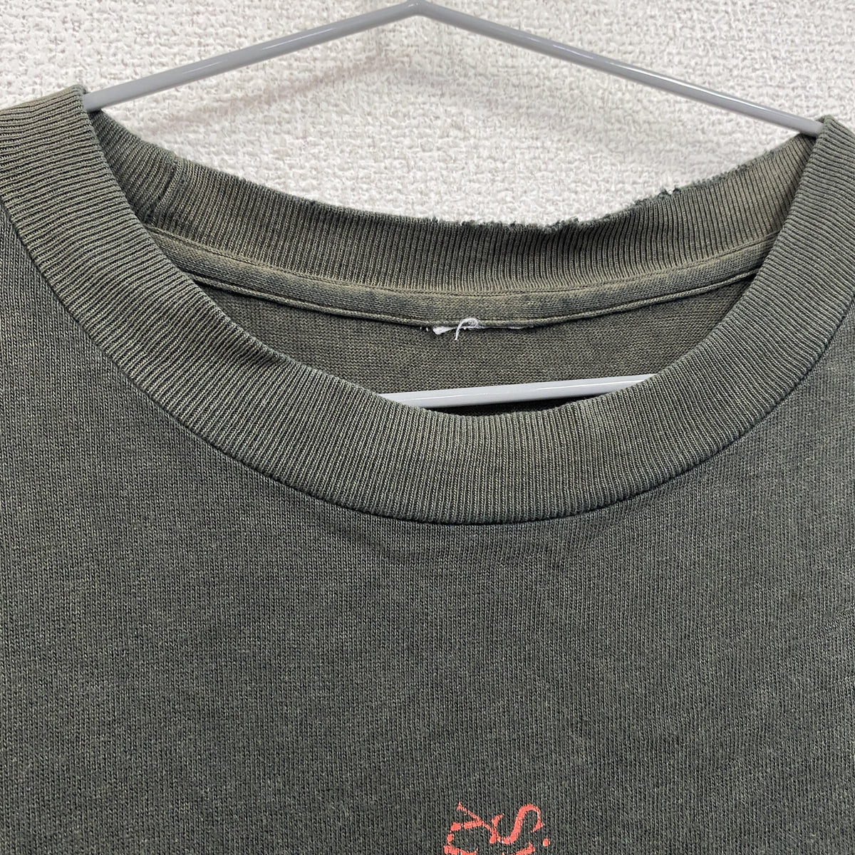 西城秀樹　半袖プリントTシャツ　フェード　黒　ブラック　古着