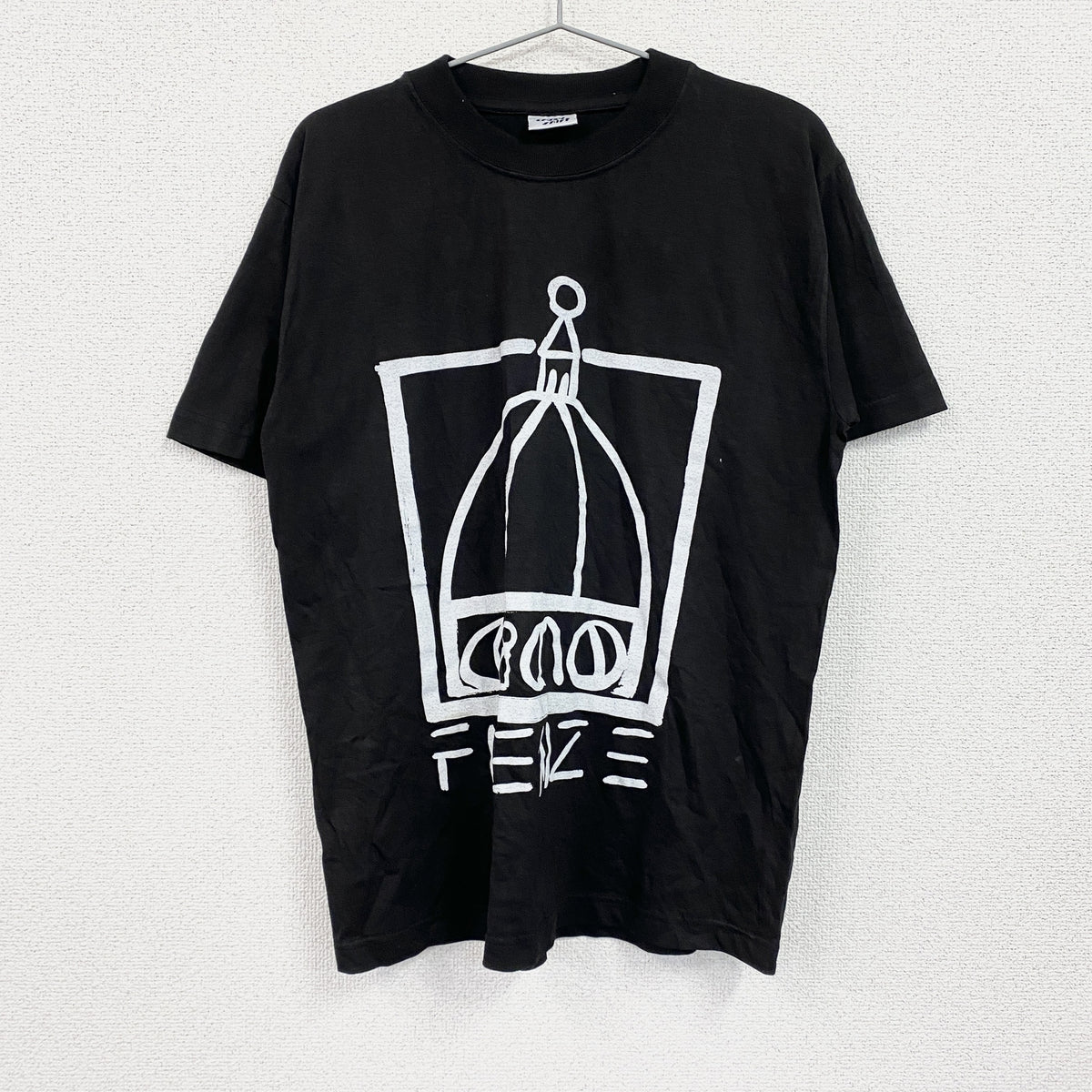 Crazy Shirts　半袖プリントTシャツ　黒　ブラック　Sサイズ　古着