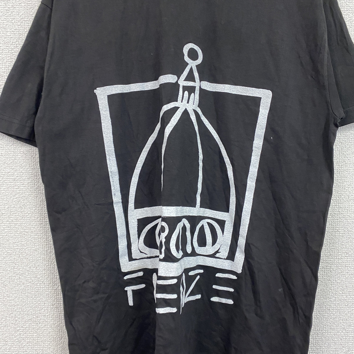 Crazy Shirts　半袖プリントTシャツ　黒　ブラック　Sサイズ　古着