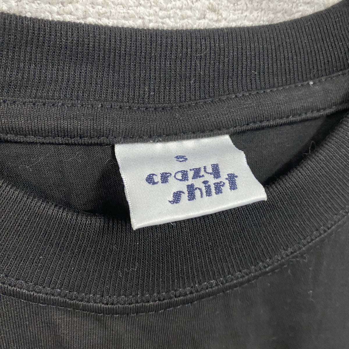 Crazy Shirts　半袖プリントTシャツ　黒　ブラック　Sサイズ　古着