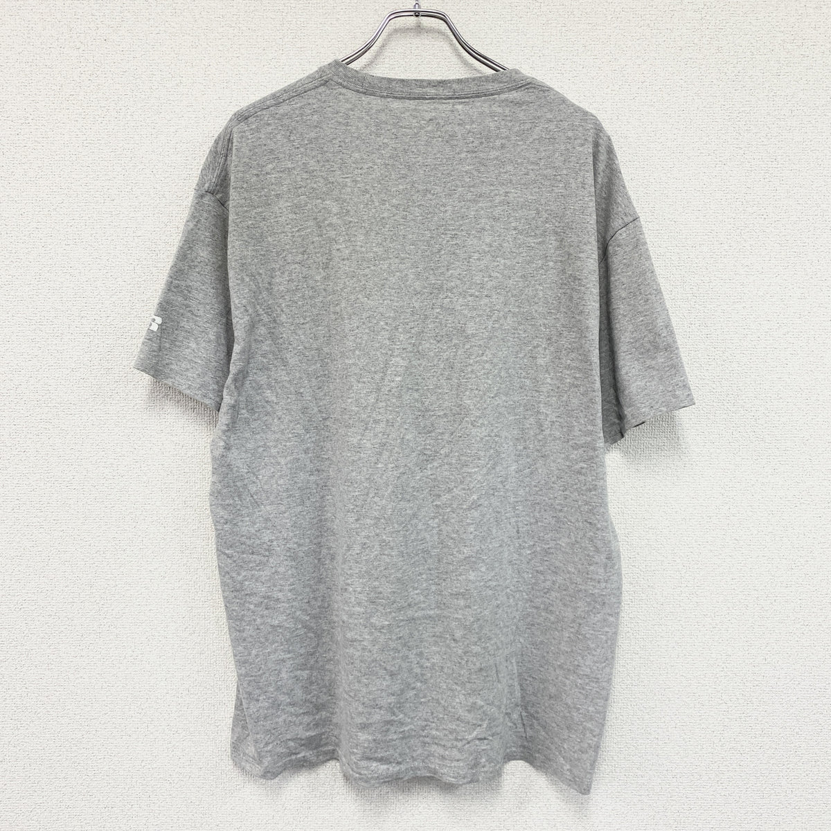 RUSSELL　ラッセル　半袖プリントTシャツ　グレー　XLサイズ　古着