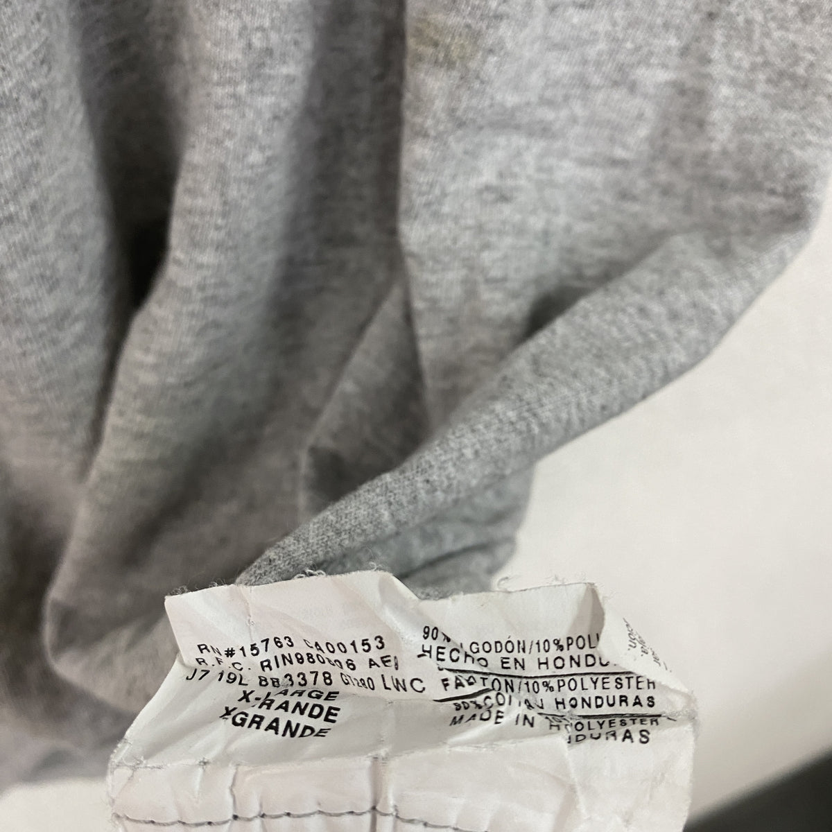 RUSSELL　ラッセル　半袖プリントTシャツ　グレー　XLサイズ　古着