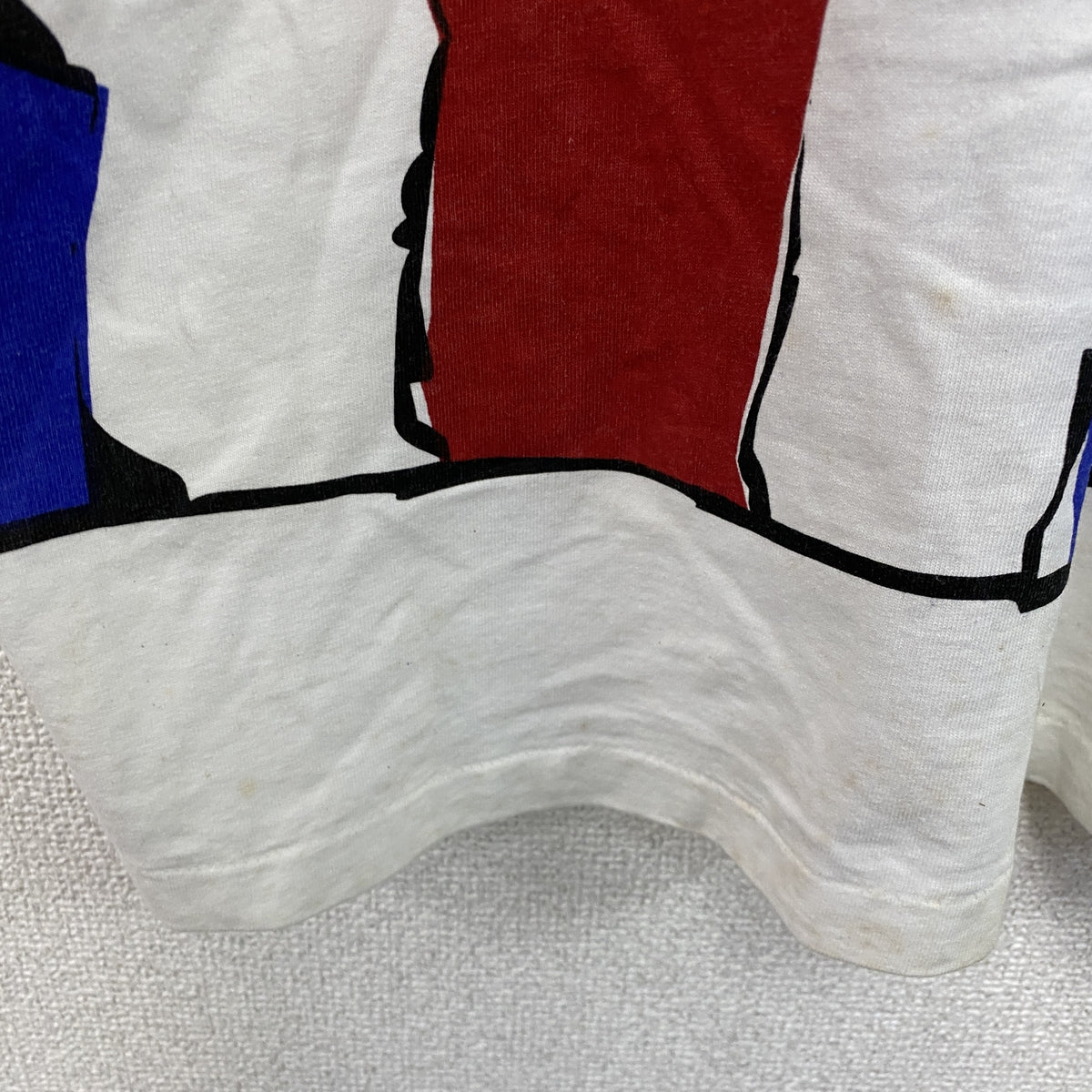 TEAM GEAR　サッカーワールドカップ　イングランド代表　半袖プリントTシャツ　シングルステッチ　ヴィンテージ　白　ホワイト　Lサイズ　古着