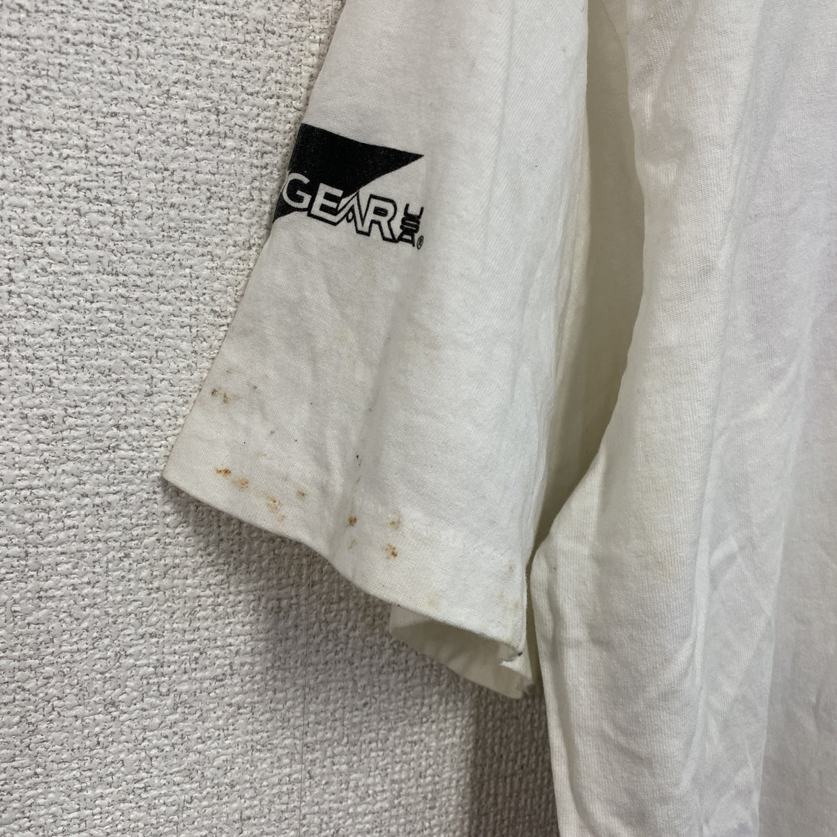 TEAM GEAR　サッカーワールドカップ　イングランド代表　半袖プリントTシャツ　シングルステッチ　ヴィンテージ　白　ホワイト　Lサイズ　古着