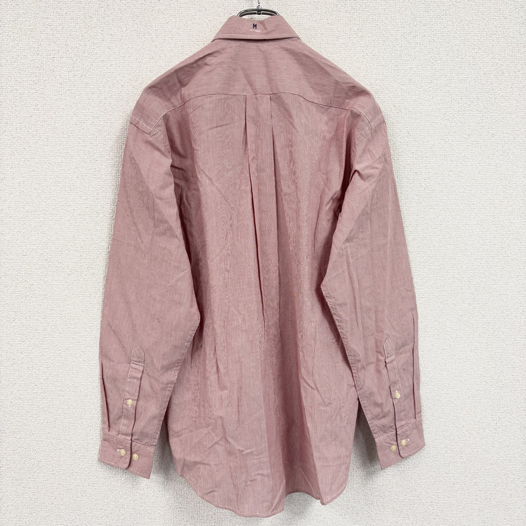 OLD UNIQLO　オールドユニクロ　長袖チェック柄シャツ　ピンク　Mサイズ　古着