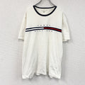 TOMMY HILFIGER　トミーヒルフィガー　半袖Tシャツ　ロゴ　白　ホワイト　XLサイズ　古着
