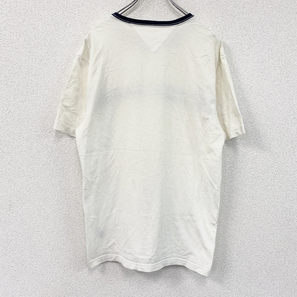 TOMMY HILFIGER　トミーヒルフィガー　半袖Tシャツ　ロゴ　白　ホワイト　XLサイズ　古着