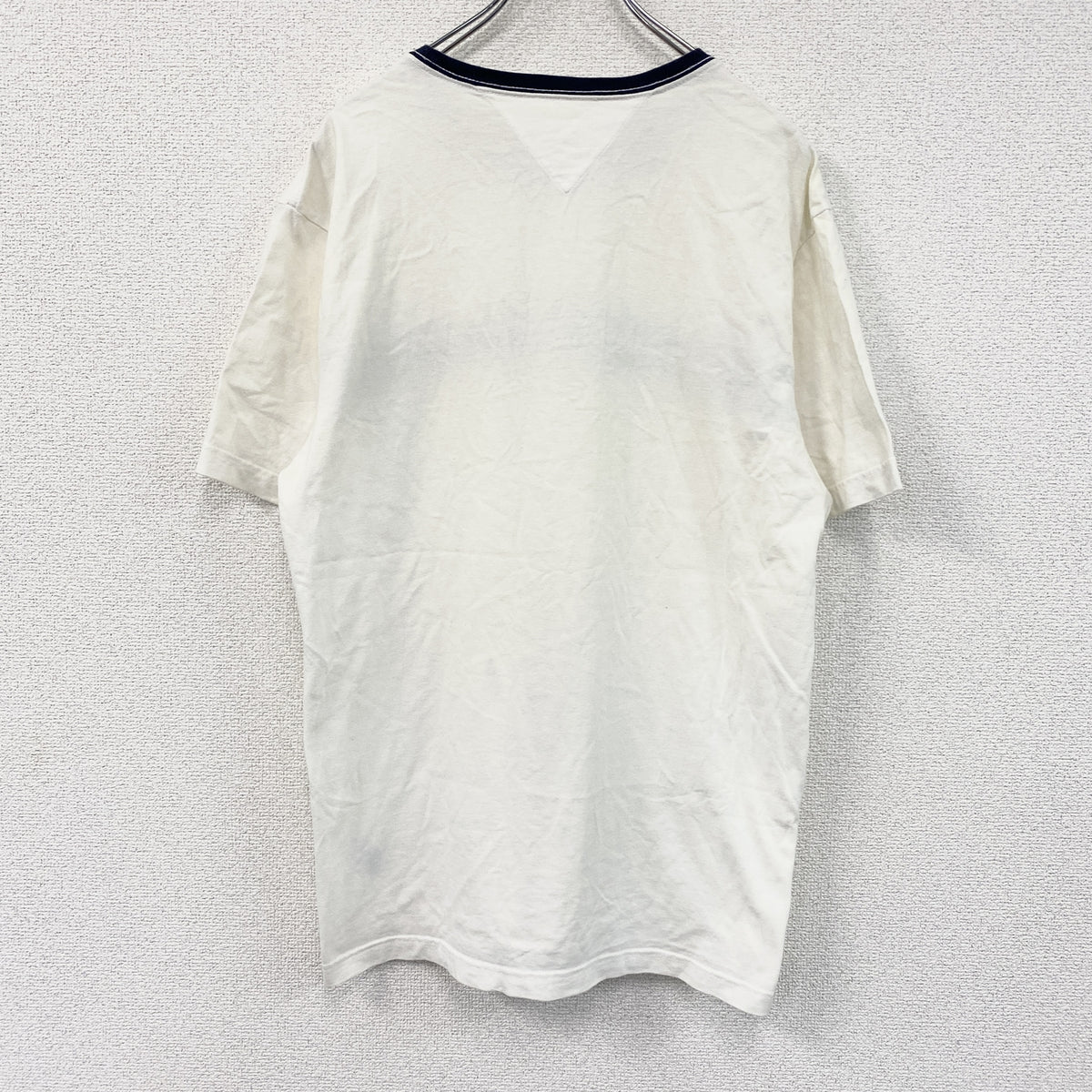 TOMMY HILFIGER　トミーヒルフィガー　半袖Tシャツ　ロゴ　白　ホワイト　XLサイズ　古着