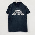 DELTA PRO WEIGHT　半袖プリントTシャツ　パロディT　黒　ブラック　Sサイズ　古着