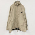 ～00s　adidas　アディダス　フルジップジャケット　パフォーマンスロゴ　ヴィンテージ　ベージュ　Lサイズ　古着