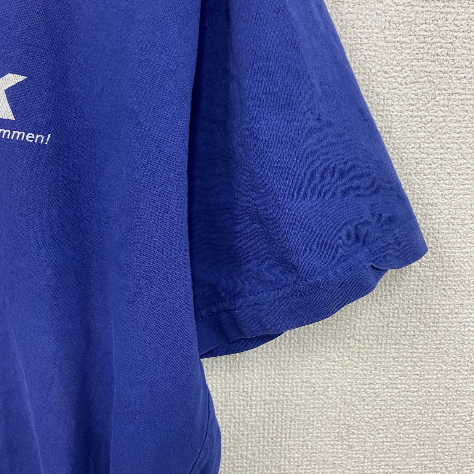 T-TIME　BETEK　ベーテック　半袖プリントTシャツ　企業T　青　ブルー　XLサイズ　古着
