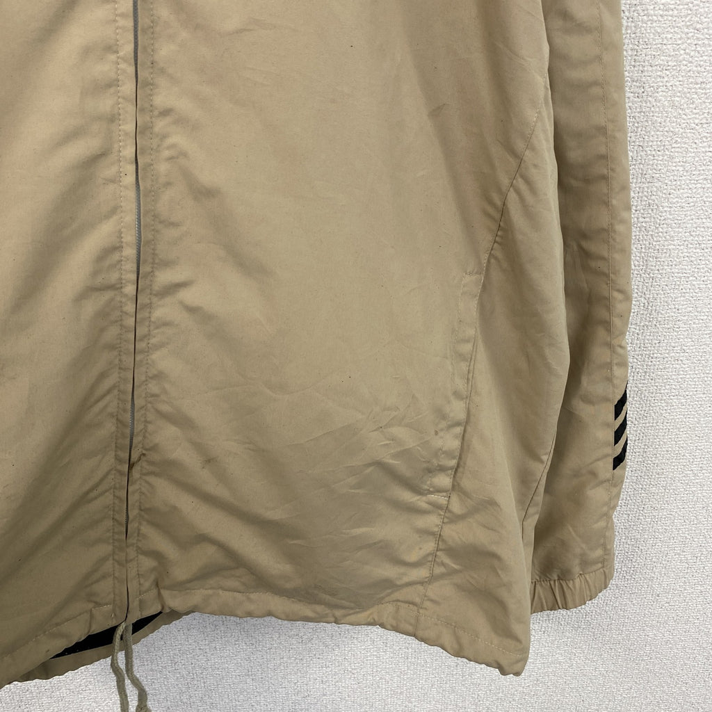 ～00s　adidas　アディダス　フルジップジャケット　パフォーマンスロゴ　ヴィンテージ　ベージュ　Lサイズ　古着