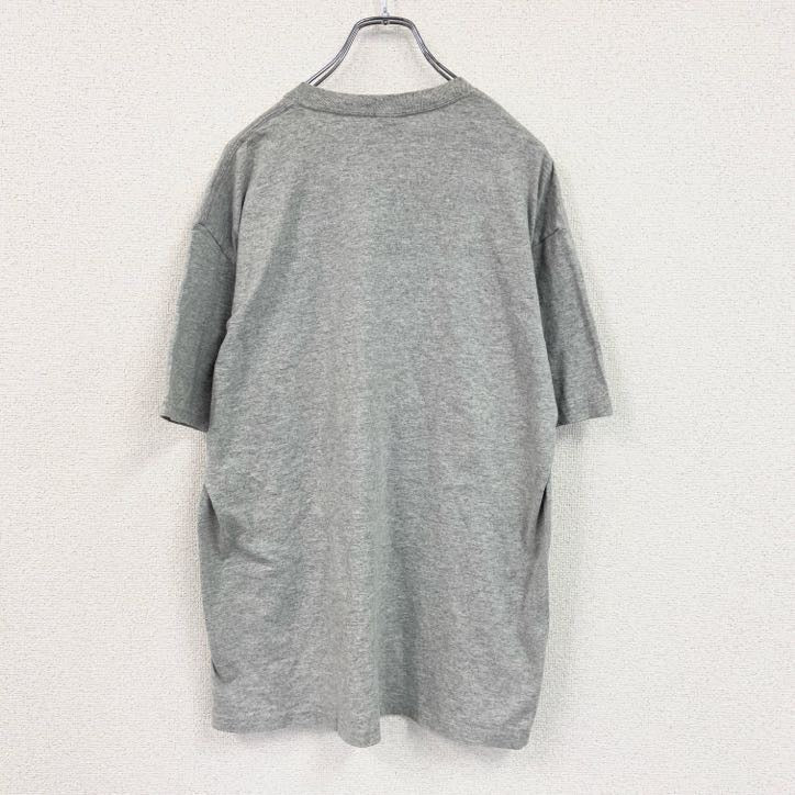 ～00s　JERZEES　ジャージーズ　TEXAS　半袖プリントTシャツ　ヴィンテージ　グレー　灰色　XLサイズ　古着