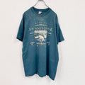 ～90s　JERZEES　ジャージーズ　半袖プリントTシャツ　ヴィンテージ　緑　グリーン　XLサイズ　古着
