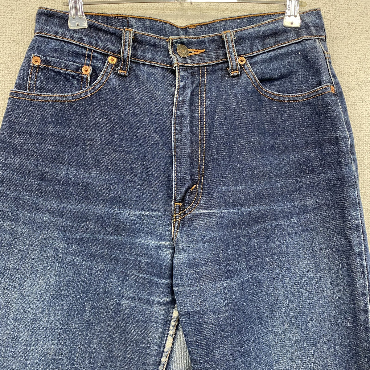 Levi’s　リーバイス　デニムパンツ/ジーンズ　縦落ち　インディゴ　W32サイズ メンズ コットン 古着