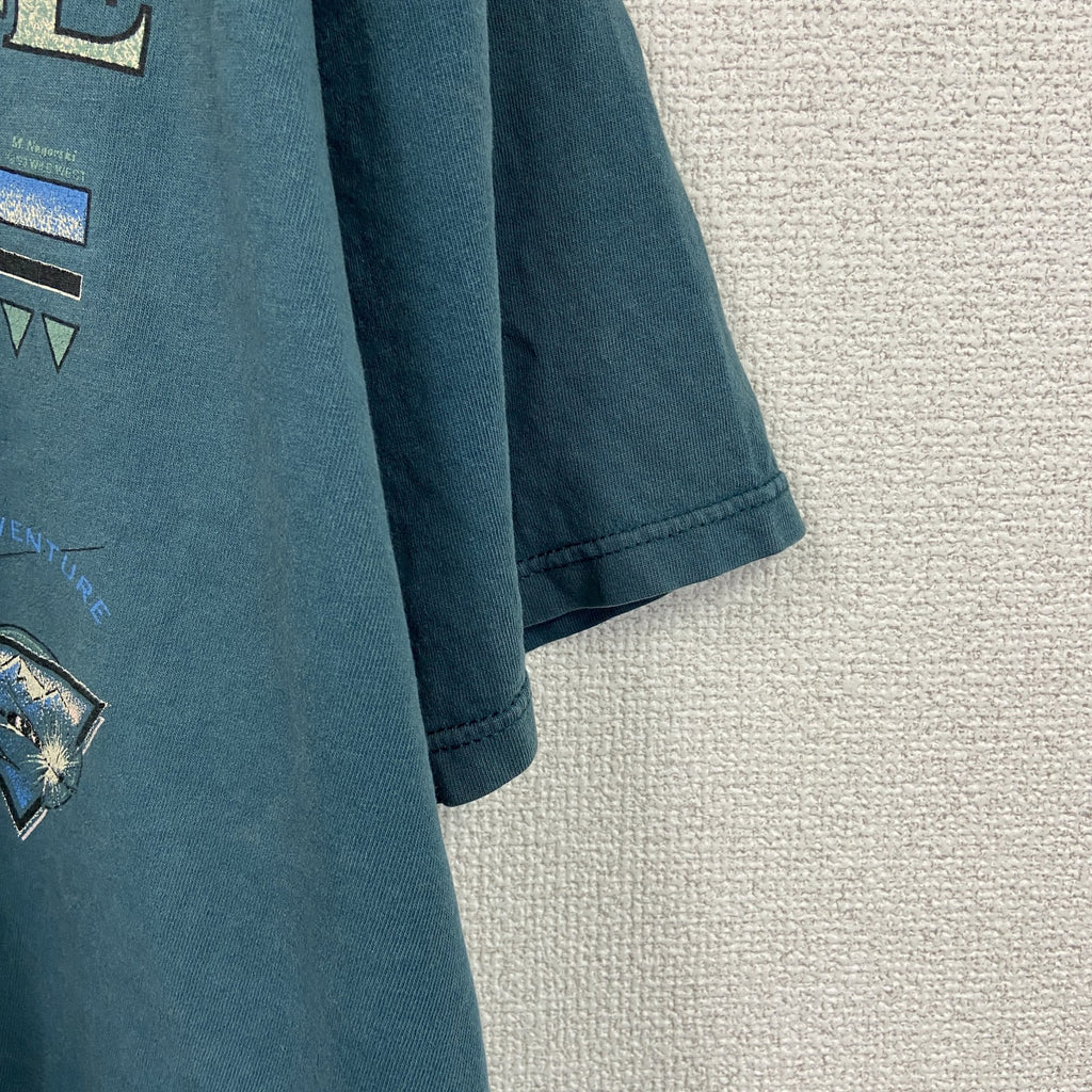 ～90s　JERZEES　ジャージーズ　半袖プリントTシャツ　ヴィンテージ　緑　グリーン　XLサイズ　古着