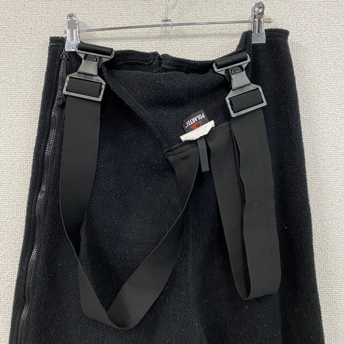 U.S ARMY　ECWCS GEN2　POLARTEC　フリースオーバーオール/つなぎ　ビブパンツ　黒　ブラック オールインワン メンズ ポリエステル 古着