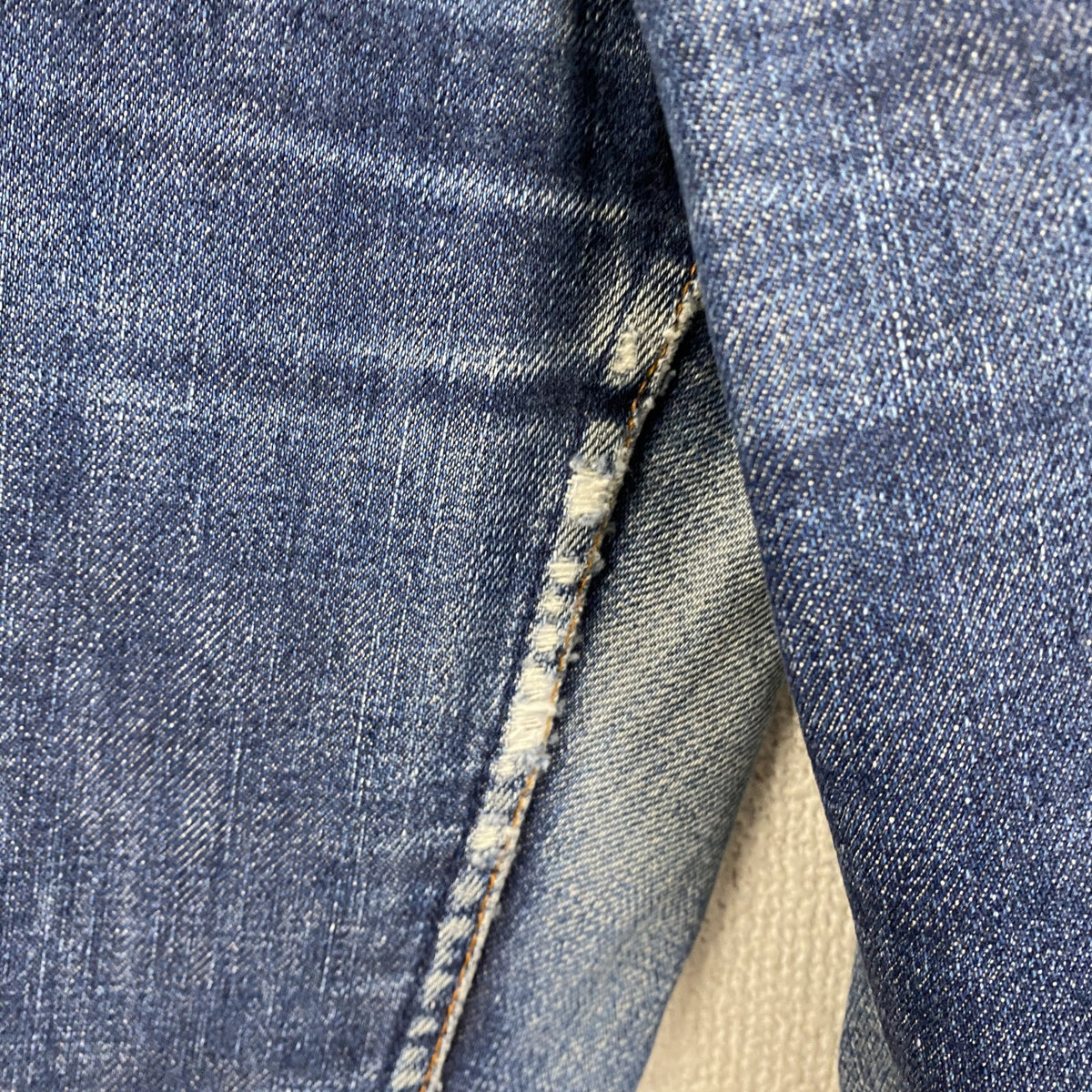 Levi’s　リーバイス　デニムパンツ/ジーンズ　縦落ち　インディゴ　W32サイズ メンズ コットン 古着